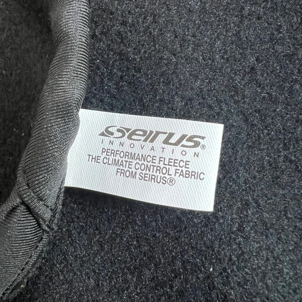 Seirus Polar Scarf Neck Warmer Performance Fleece Unisex Size S/M Black New 2701